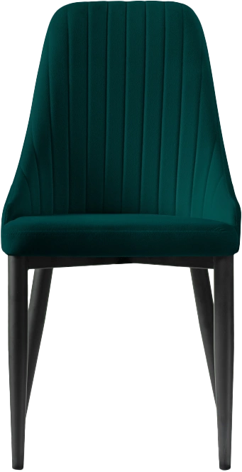 Стул Kora, на металлокаркасе, green / black