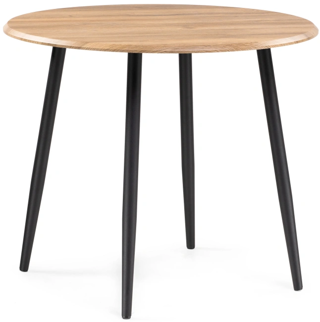 Кухонный стол Абилин, 90х76, дуб вотан / черный матовый