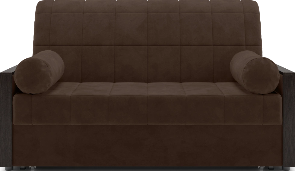 Диван прямой Токио 140, модель 062, Ultra Chocolate (шоколадный) / венге