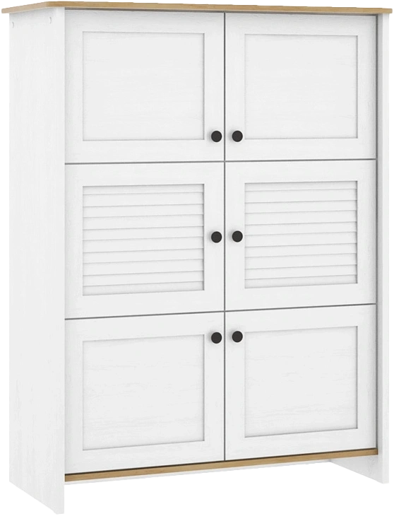 Комод распашной Тифани, Дуб небраска / Белый