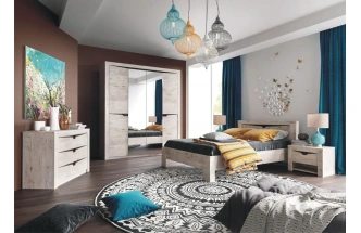 Кровать полутораспальная Соренто, 120*200, дуб бонифаций