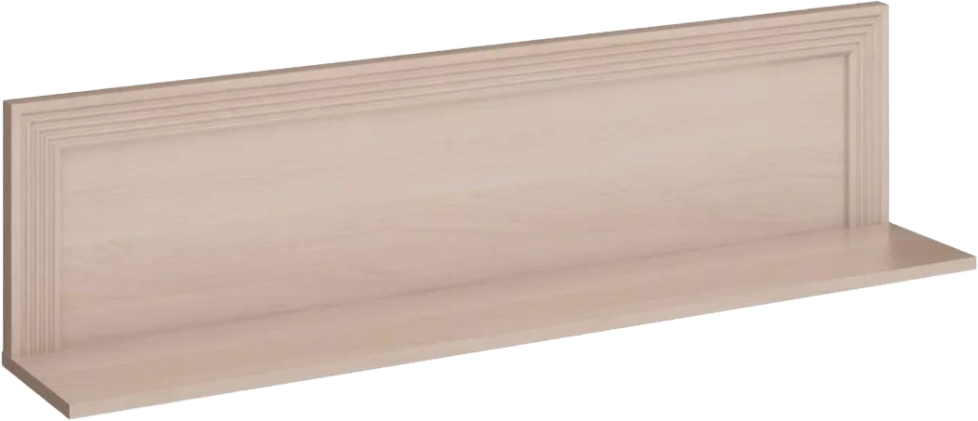 Полка навесная Орион, Ясень шимо светлый / Лён