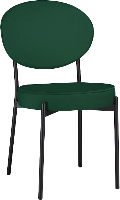Стул Ройс, на металлокаркасе, зеленый / черный