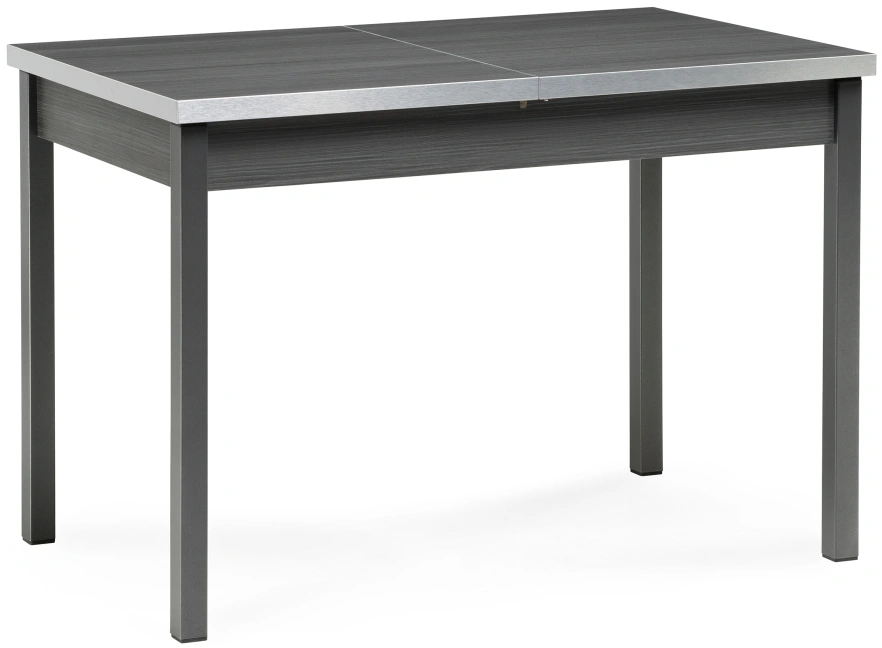 Кухонный раздвижной стол Аделиция, 110(140)х68х77, файн-лайн / графит