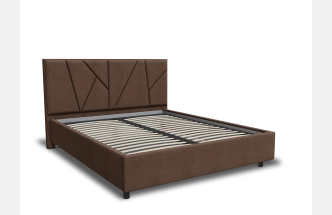 Кровать Рица-1, с/м 180x200, Catania chocolate