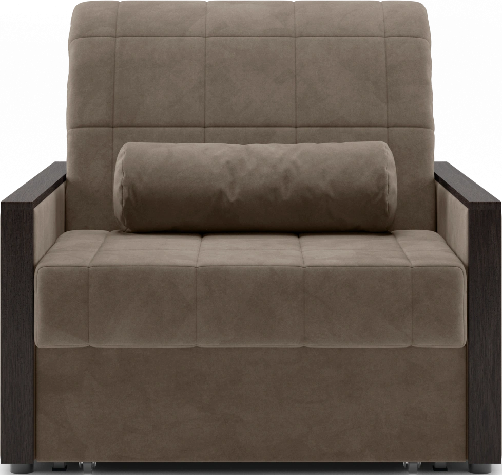 Кресло-кровать Токио 80, модель 062, Ultra Beige (бежевый) / венге