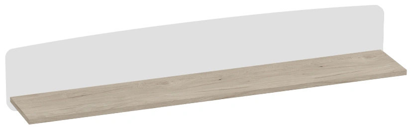 Модульная гостиная Калгари 3, дуб натуральный светлый / белый матовый