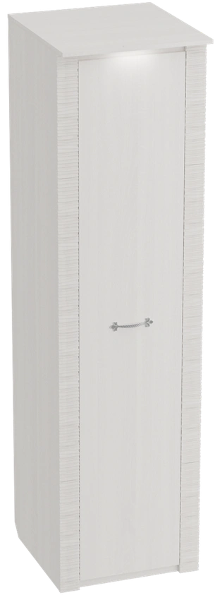Шкаф однодверный Элана 59x64.5x218.5, распашной для одежды, бодега белая