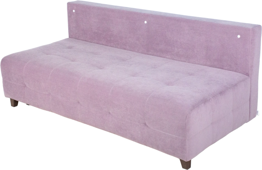 Диван прямой Бали 4 без боковин, Catania mist lavender