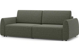 Диван прямой двухместный Тайп, модель 143, Fjord 996 (темно-серый)