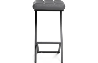 Полубарный табурет Амаури, темно-серый / черный матовый