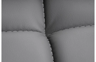 Полубарный табурет Амаури, темно-серый / черный матовый