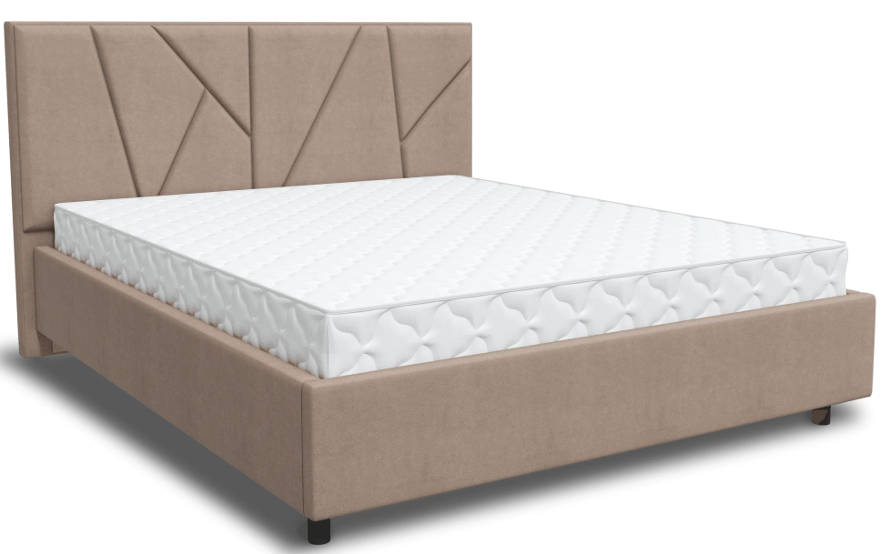 Кровать Рица-1, с/м 180x200, Siesta milk