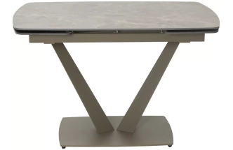 Кухонный стол раздвижной Alatri 120, Matt Latte Stone Solid ceramic, taupe