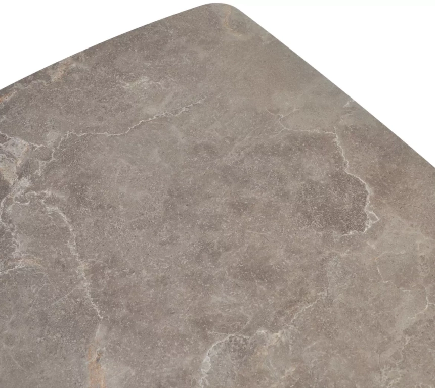 Кухонный стол раздвижной Alatri 120, Matt Latte Stone Solid ceramic, taupe