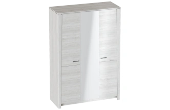 Шкаф трехдверный Мальта, распашной с зеркалом, дуб винтерберг 