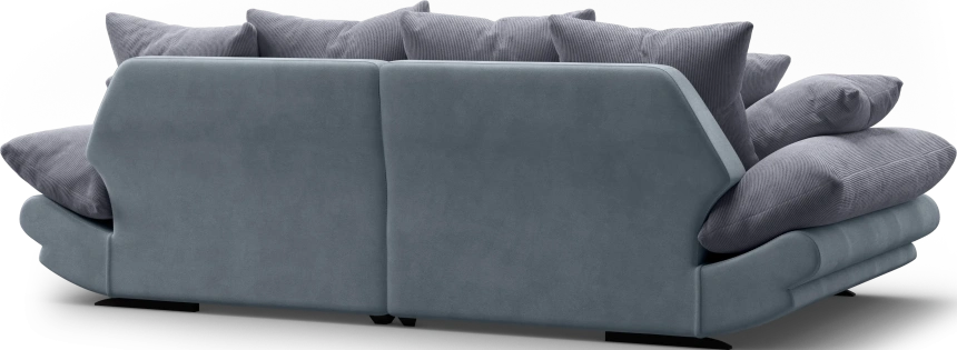 Диван прямой Авиньон, модель 001, Vertical 968 / Balance 996 (серый)