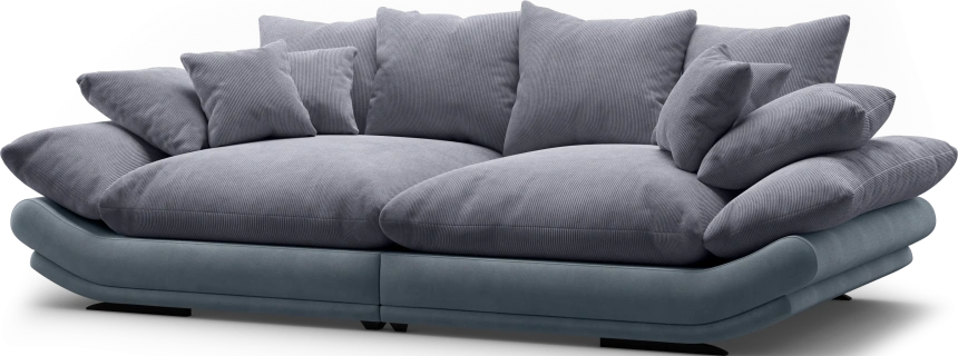 Диван прямой Авиньон, модель 001, Vertical 968 / Balance 996 (серый)