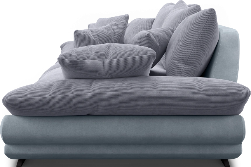 Диван прямой Авиньон, модель 001, Vertical 968 / Balance 996 (серый)