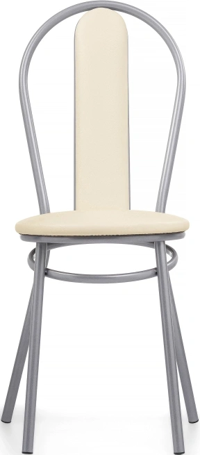 Стул кухонный Lamniel, косое кольцо, ваниль в крапинку / светлый мусс