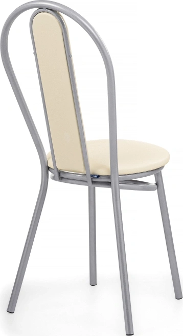 Стул кухонный Lamniel, косое кольцо, ваниль в крапинку / светлый мусс