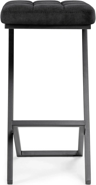 Полубарный табурет Амаури, катания блэк / черный матовый