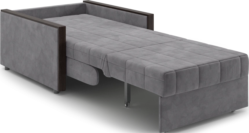 ​Кресло-кровать Токио 80, модель 062, Ultra Grey​ (серый) / венге