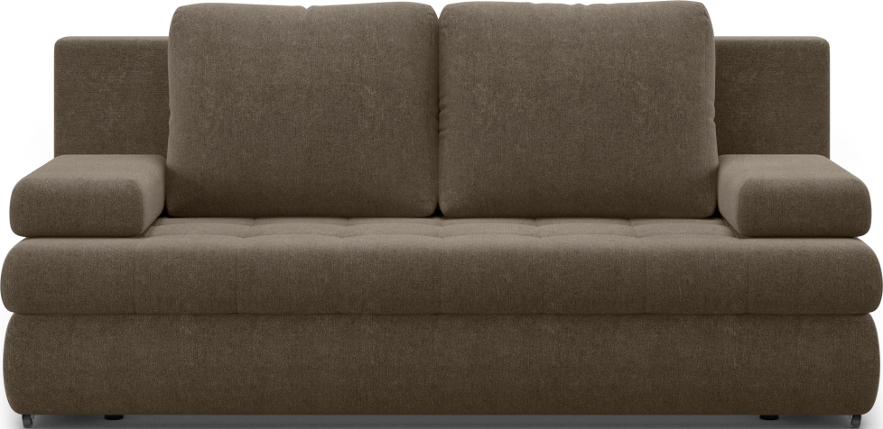 Диван прямой Линс, модель 006, Daily 238 (шоколад)