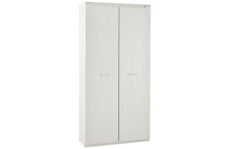 Шкаф двухдверный Элана, 101x41x208.5, распашной с полками, бодега белая