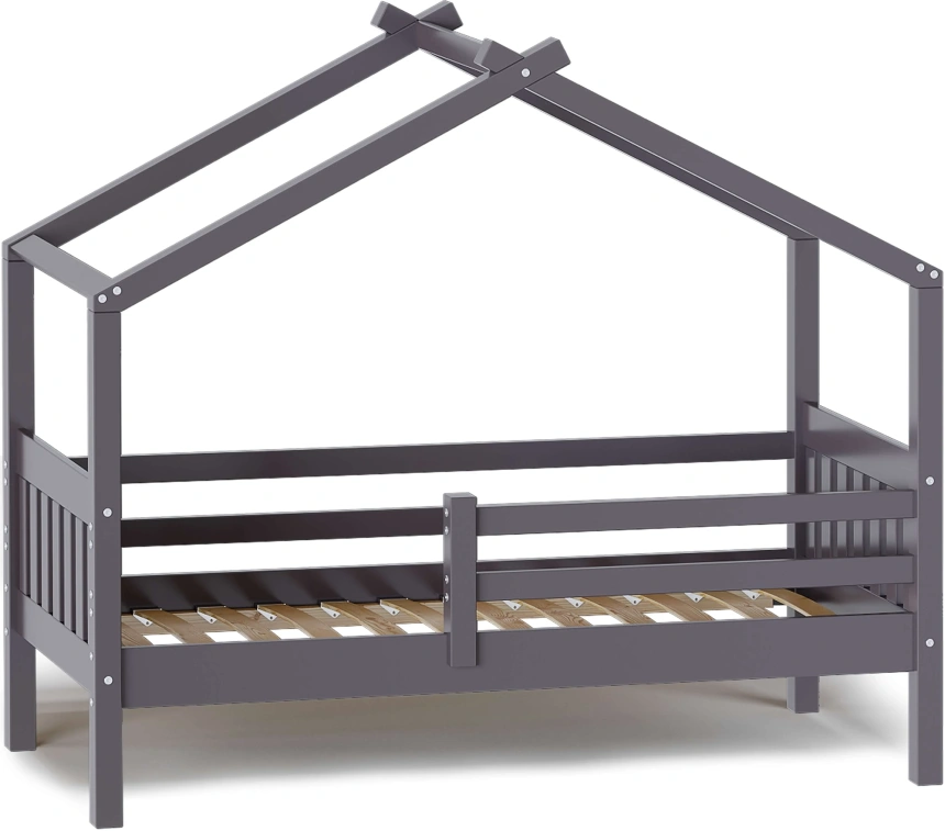 Детская кровать-домик Алиса, 80*160, лаванда