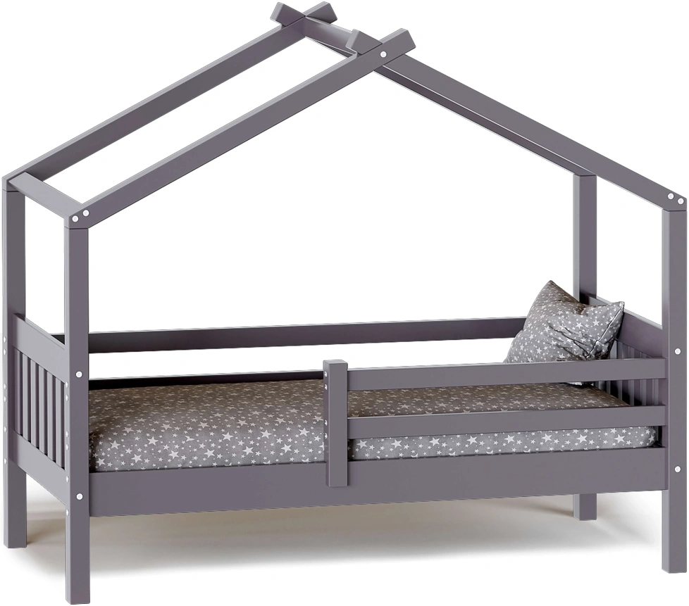 Детская кровать-домик Алиса, 80*160, лаванда