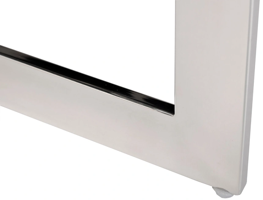 Стул 76AR-62105, велюр, светло-серый / хром