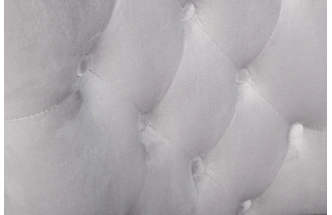 Стул 76AR-62105, велюр, светло-серый / хром