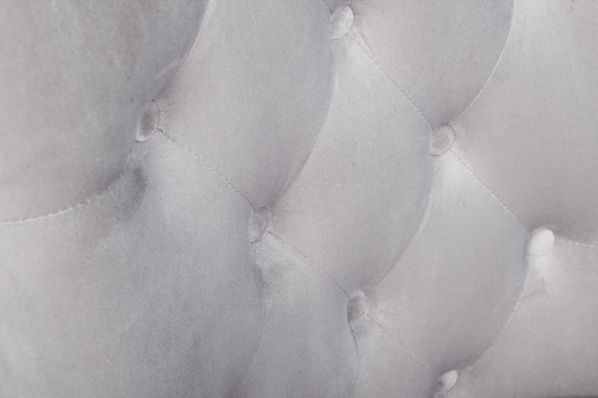 Стул 76AR-62105, велюр, светло-серый / хром