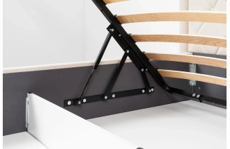 Кровать мягкая Марион 180, двуспальная, велюр, Ocean 002 (светло-бежевый)