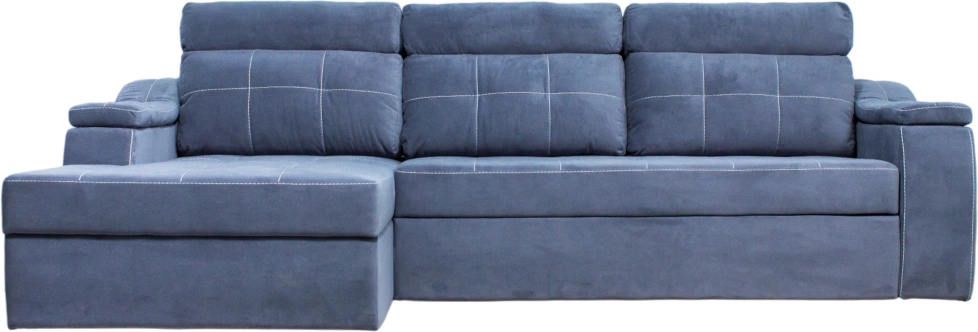 Диван угловой Бруно, MONAKO-A 13, Белая, Левый