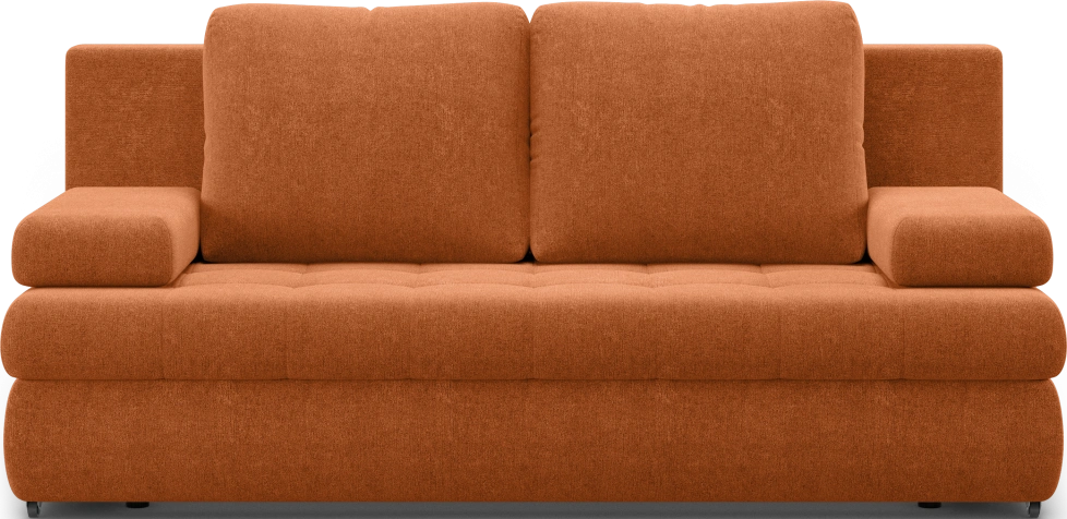 ​Диван прямой Линс, модель 006, Daily 412 (оранжевый)