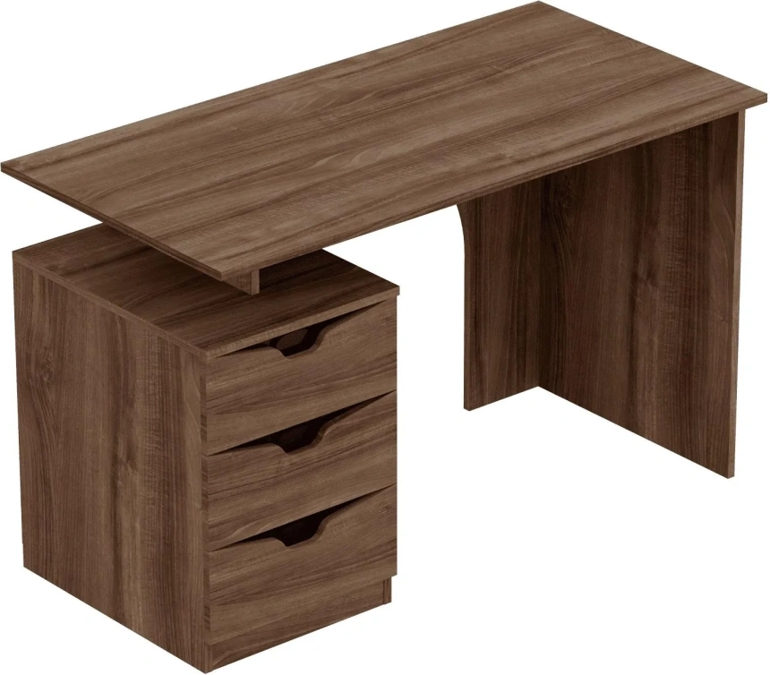 Стол письменный Соренто, с ящиками, дуб стирлинг