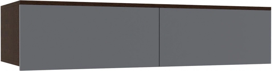 Шкаф навесной Роут, венге / графит софт