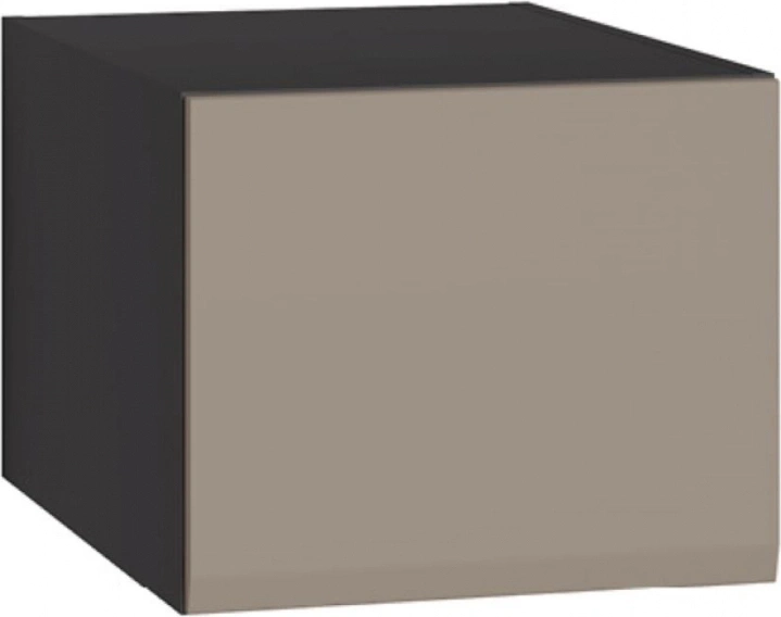 Шкаф навесной Сейдиль 16.314.03, антрацит / веллюто капучино