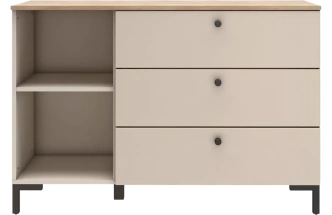 Комод в спальню Тоскана 120, Кашемир серый