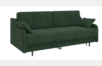 Диван прямой Женева, Lamb Emerald