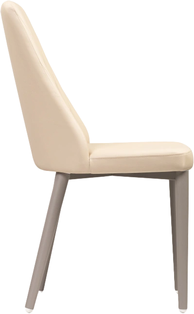 Стул Фена R, на металлокаркасе, латте / капучино