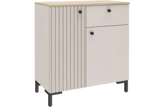 Комод в прихожую Тоскана, с ящиком, Кашемир серый