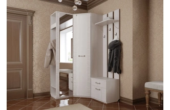 Модульная прихожая Элана, композиция 1, Бодега белая