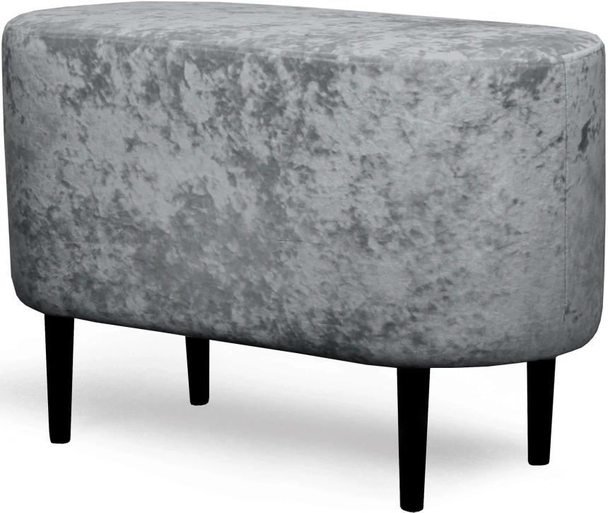 Банкетка Олаф, мягкая, тиффани серый