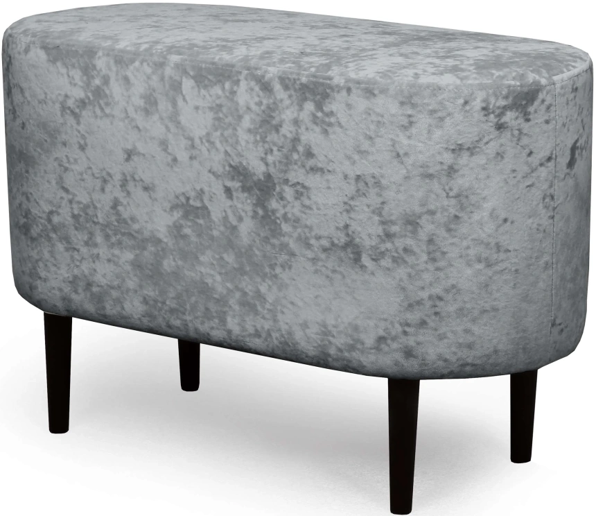 Банкетка Олаф, мягкая, тиффани серый