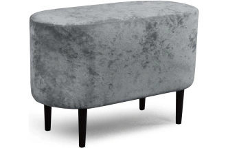 Банкетка Олаф, мягкая, тиффани серый