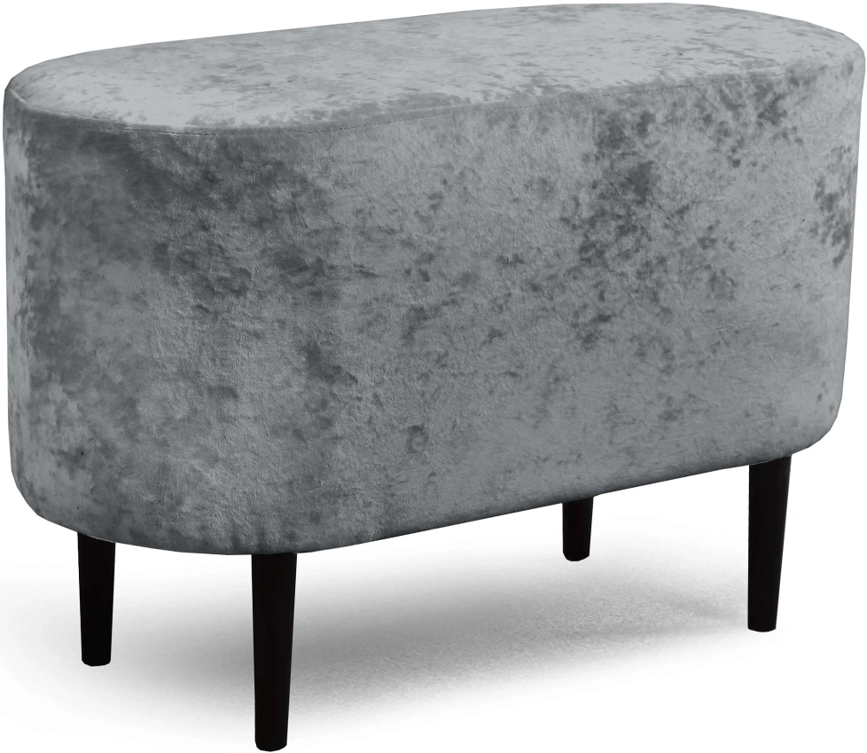 Банкетка Олаф, мягкая, тиффани серый