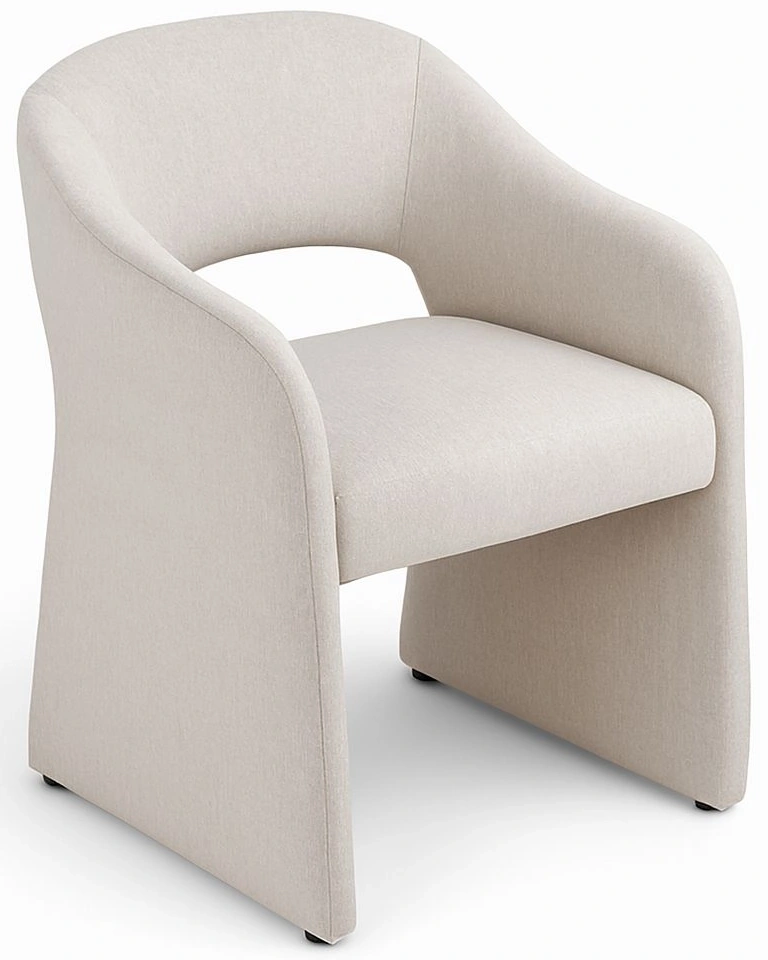 Стул Djun, CKS032-06Z серый, ткань, каркас металл в обивке CKS032-06Z